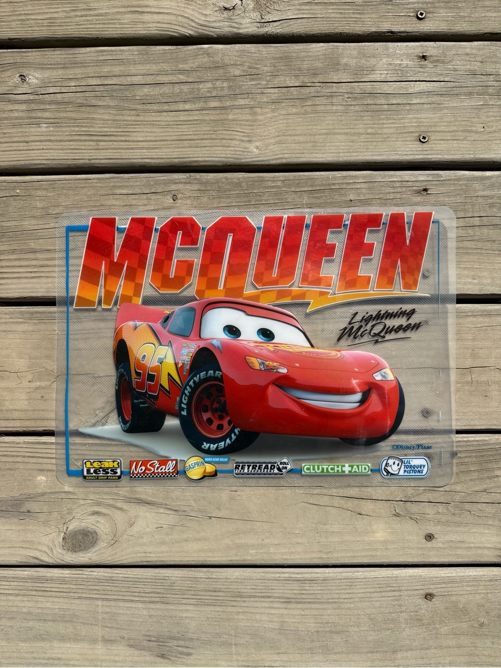 Early 2000s Nostalgic Disney Pixar Cars Lightning McQueen - Kids Placemat